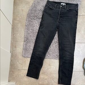 Re/Done Women's Black Skinny Jeans
